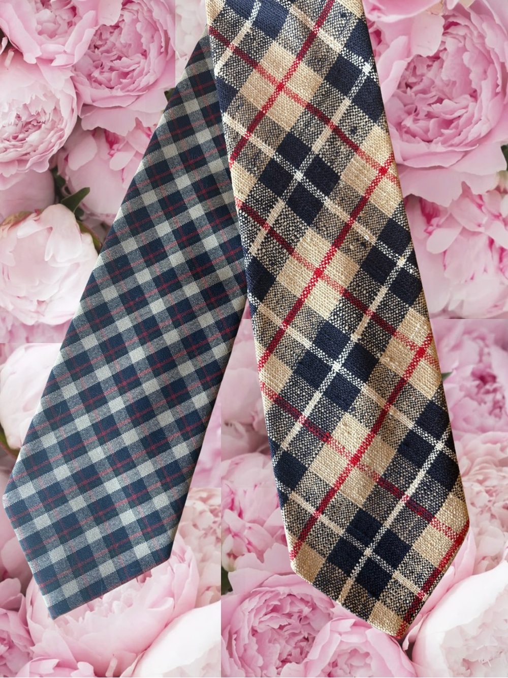 Tie Bundle of 2 - Pendleton & Wallach’s by Liberty of London Plaid Academia